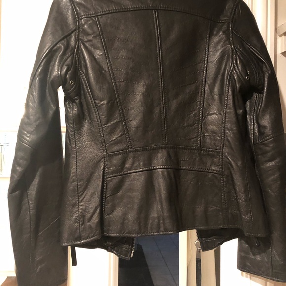 Michael Kors Leather Jacket XS - Picture 3 of 5